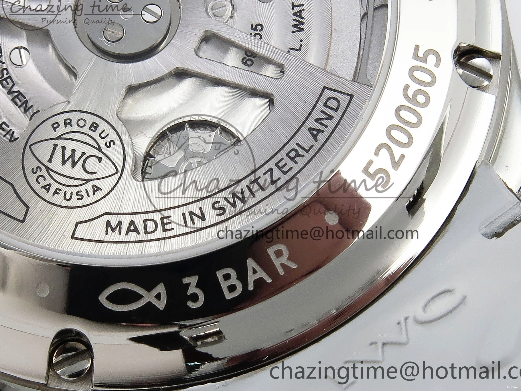 MIROTIME 1228 Portuguese Chrono IW3716 Z+F 1:1 Best Edition White Dial on Gray Rubber Strap A WrinkleFree 7014